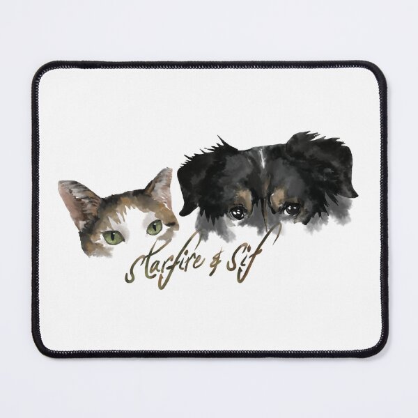 Item preview, Starfire & Sif - Pets Portrait designed and sold by Whitney Minson.