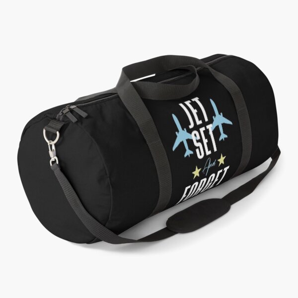 Item preview, Jet, Set, and Forget - Aviation Pilot, Flight Attendant, and Airport Staff (White, Blue, and Yellow Design) designed and sold by Spiprinto.