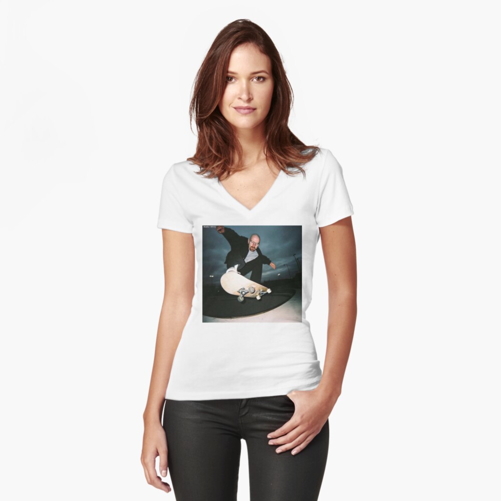 Item preview, Fitted V-Neck T-Shirt designed and sold by HedgeSide.