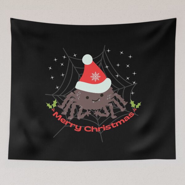 Item preview, Merry Christmas Spider designed and sold by SeledineArt.