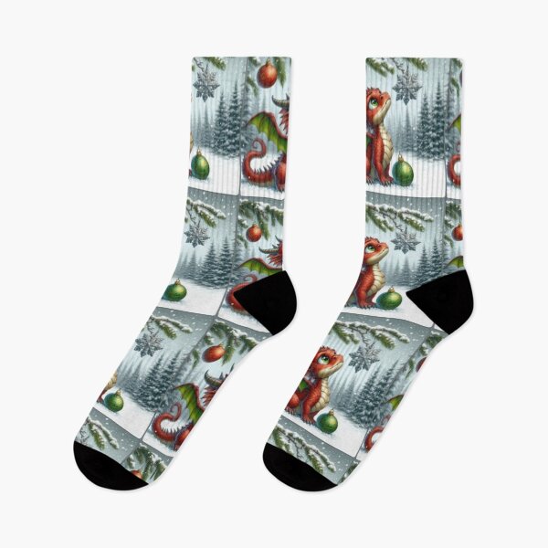 Item preview, Little dragon watching the snow fall. designed and sold by Karine Dupras.