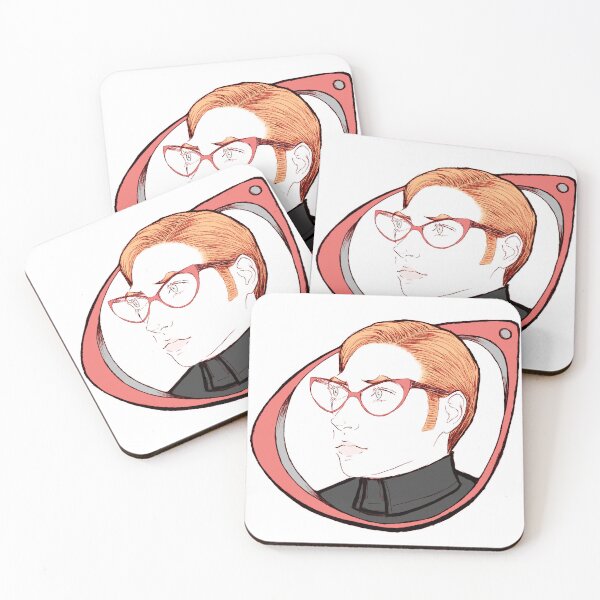 Item preview, Hux in cat eye glasses designed and sold by RekaFodor.