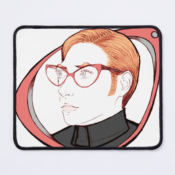 Item preview, Hux in cat eye glasses designed and sold by RekaFodor.