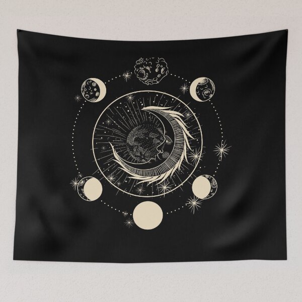 Item preview, Phases of the moon designed and sold by Yarnith.