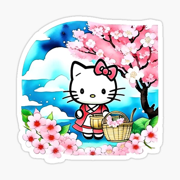 Mignon Hello Kitty Space Suit Sticker - Hello Kitty Sticker Télécharger