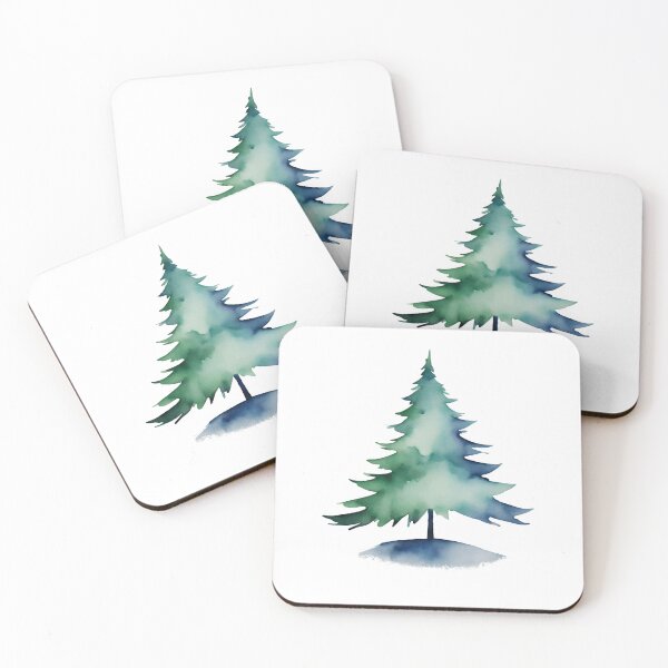 Item preview, Christmas Tree in Watercolor designed and sold by Niks-Shop.