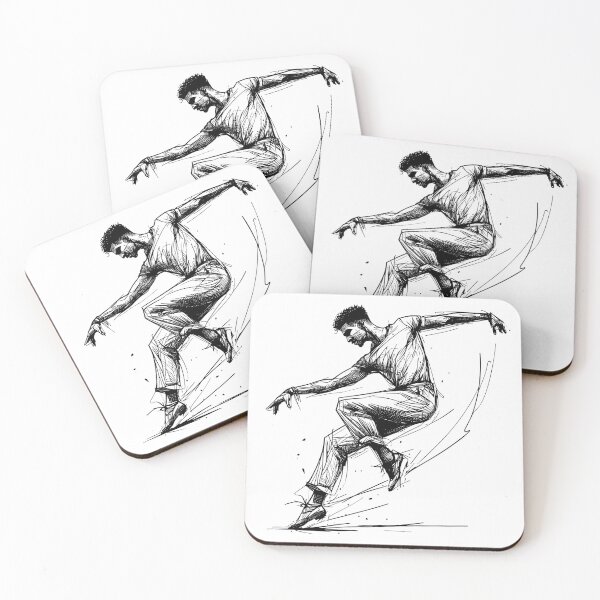 Item preview, Tap dancer - Black drawing designed and sold by PrintSoulDesign.