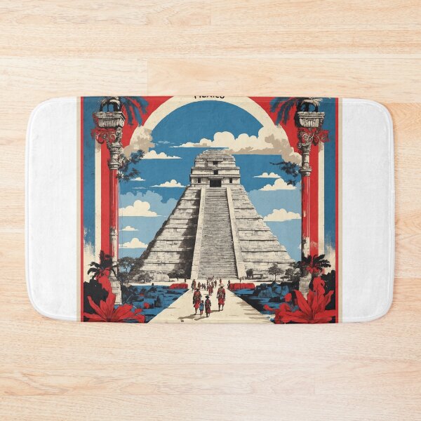 Item preview, Chichen Itza Yucatan Mexico Vintage Poster Tourism designed and sold by TravelersGems.
