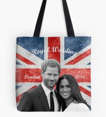 Prince Harry and Meghan Markle Tote Bag