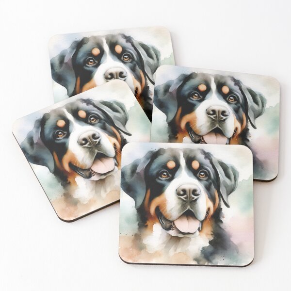 Item preview, Whimsical Greater Swiss Mountain Dog designed and sold by ZT-Art.