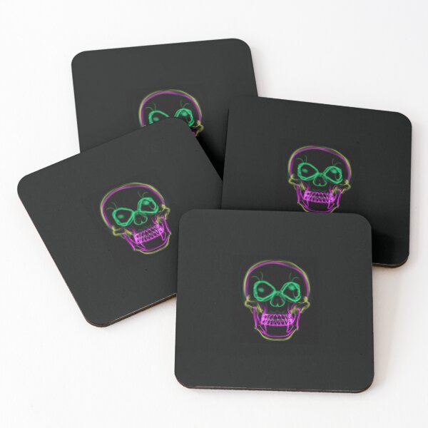 Item preview,  Neon skull designed and sold by SJ-Atelier.
