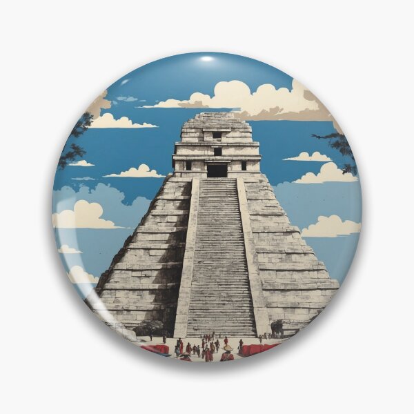Artikelvorschau, Chichen Itza Yucatan Mexiko Vintage Poster Tourismus entworfen und verkauft von TravelersGems.