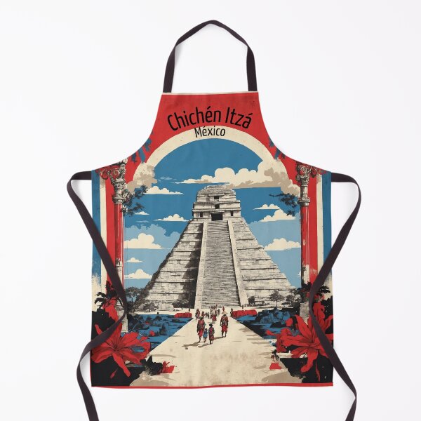 Item preview, Chichen Itza Yucatan Mexico Vintage Poster Tourism designed and sold by TravelersGems.