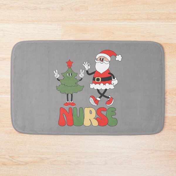 Item preview, Healthcare professional's life - Santa Nurse Christmas Tree Retro Design designed and sold by TheVirtualSpace.