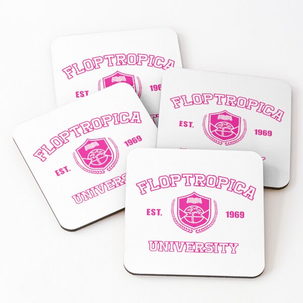 Item preview, University of Floptropica (pink) designed and sold by Potaxieworld.