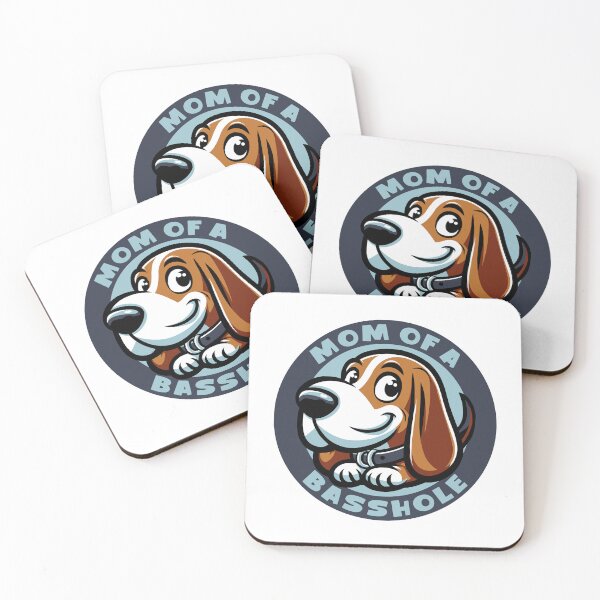 Item preview, Mom of a Basshole Basset Hound Lover designed and sold by TKsTees.