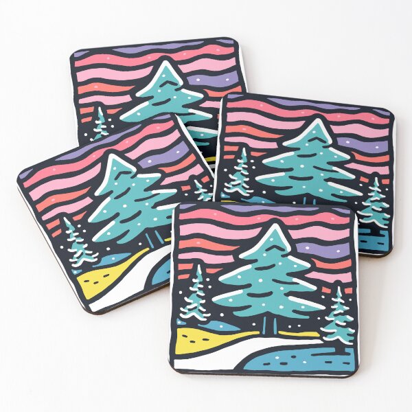 Item preview, Cartoon Winter Forest designed and sold by TheHellSong.