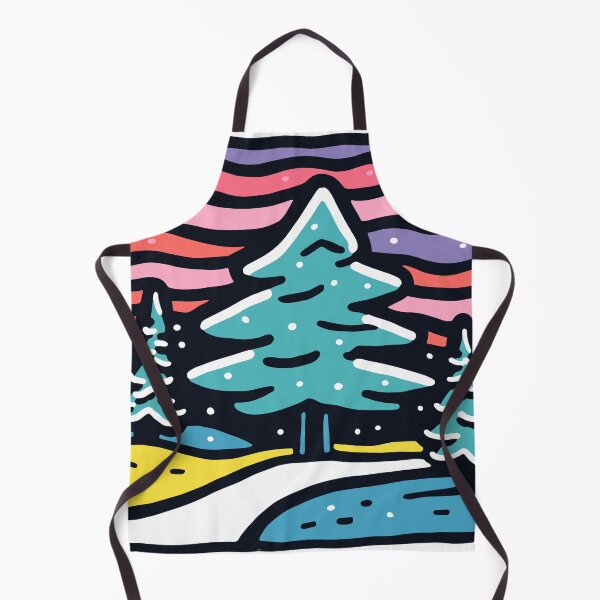 Item preview, Cartoon Winter Forest designed and sold by TheHellSong.