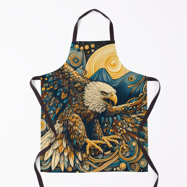 Item preview, Wedge Tailed Eagle in Gustav Klimt Style Art designed and sold by OzzFrequency.