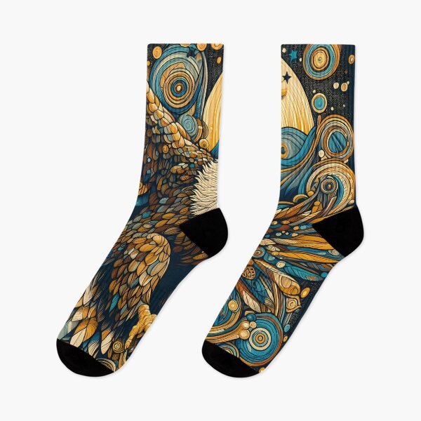 Item preview, Wedge Tailed Eagle in Gustav Klimt Style Art designed and sold by OzzFrequency.