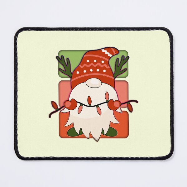 Item preview, Christmas Gnome Holding Christmas Lights designed and sold by franktact.