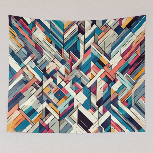 Item preview, Geometric Journey: High Resolution Contemporary Abstract Motif designed and sold by masquetea.