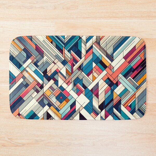 Item preview, Geometric Journey: High Resolution Contemporary Abstract Motif designed and sold by masquetea.