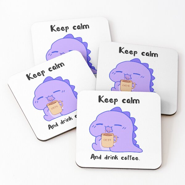 Item preview, Cute Dragon Drinking Coffee  designed and sold by Pedz4.