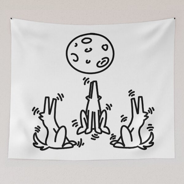 Item preview, Howling at the Moon designed and sold by bluepawprint.