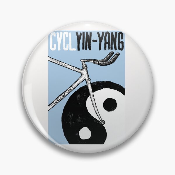 Item preview, Blue Cycling Yin Yang designed and sold by Flawed By Design.