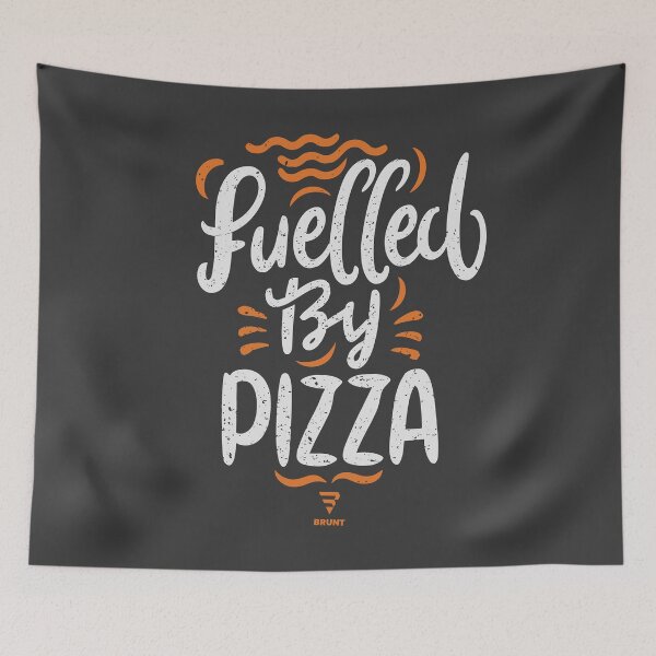Item preview, Fuelled by Pizza. Lazy gift designed and sold by BRUNTadventures.