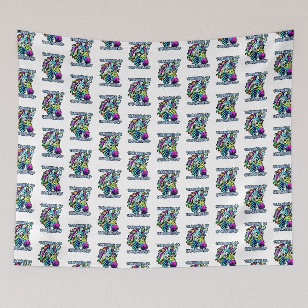 Item preview, Thinking Is Underrated Rainbow Zebra Black Outline Sticker and Shirt Design by Zeesdesign on Redbubble designed and sold by ZEESDESIGN.