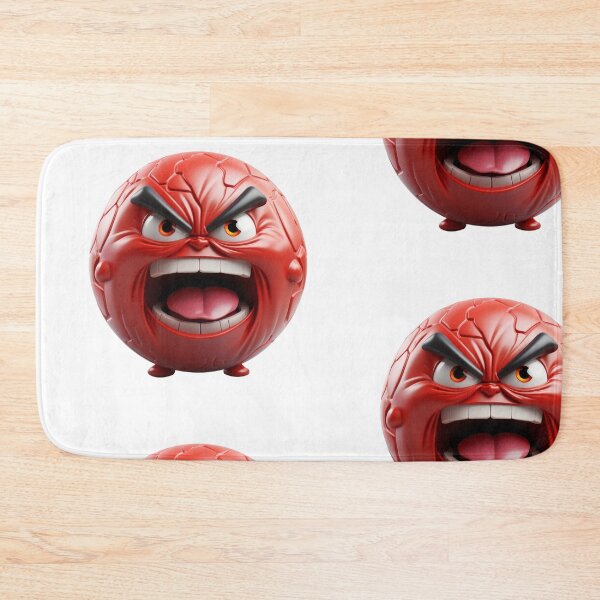 Item preview, Angry face emoticon icon designed and sold by MiraCleAI.