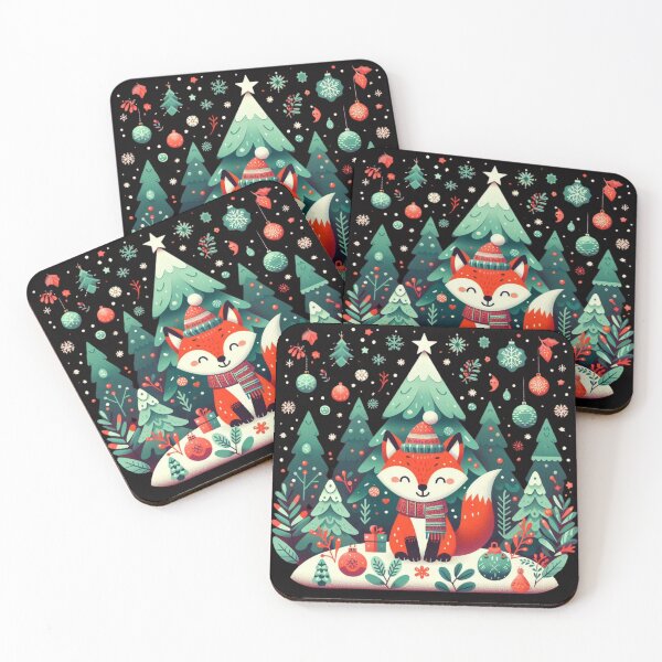 Item preview, Woodland Christmas Fox designed and sold by Azrora.