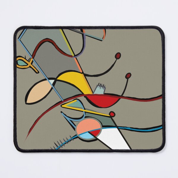 Item preview, Ratón de abstracción cubista y deconstruido designed and sold by SplatterMarks.