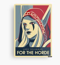 Sylvanas - For the Horde Metal Print