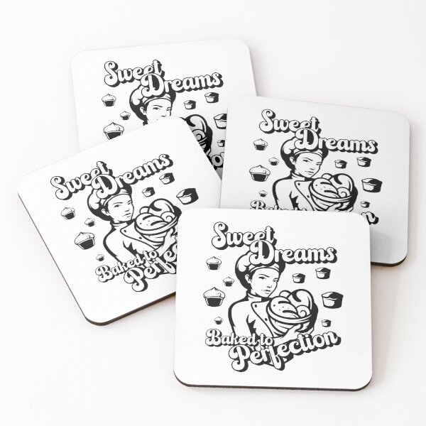 Item preview, Sweet Dreams Baked to Perfection - Pastry Chef, Baker, and Cupcake Lovers (Black Design) designed and sold by Spiprinto.