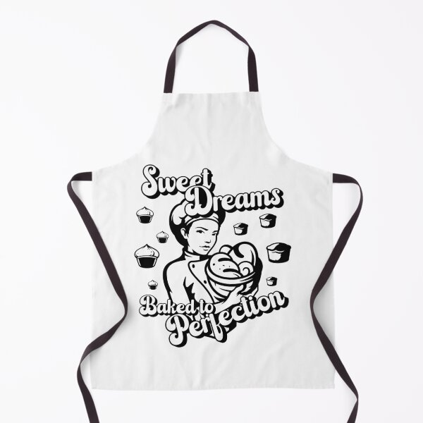 Item preview, Sweet Dreams Baked to Perfection - Pastry Chef, Baker, and Cupcake Lovers (Black Design) designed and sold by Spiprinto.