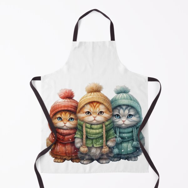 Item preview, Adorable Winter Kittens designed and sold by ArtbyAiGallery.
