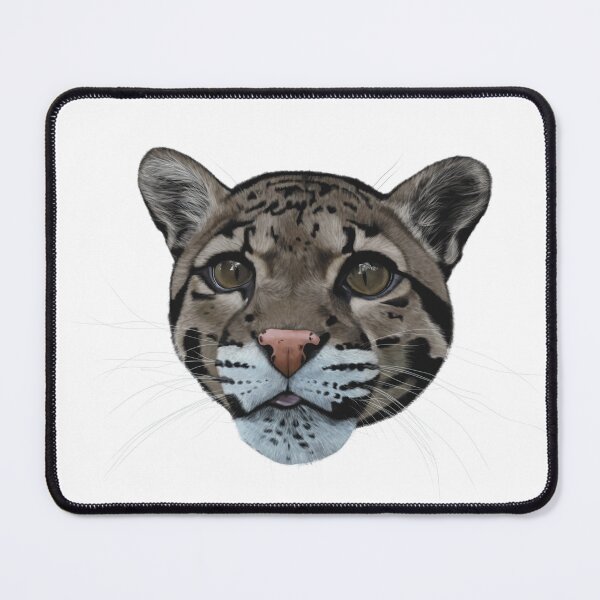 Item preview, Clouded Leopard Face designed and sold by dinnydaynaart.