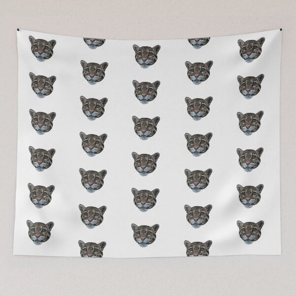 Item preview, Clouded Leopard Face designed and sold by dinnydaynaart.