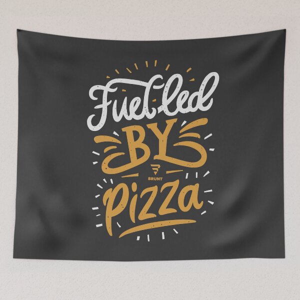 Item preview, Fuelled by Pizza. Lazy gift. BRUNT designed and sold by BRUNTadventures.