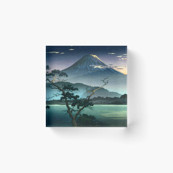 Item preview, Tsuchiya Koitsu - Mount Fuji evening view from Lake Sai designed and sold by ArtExpression.