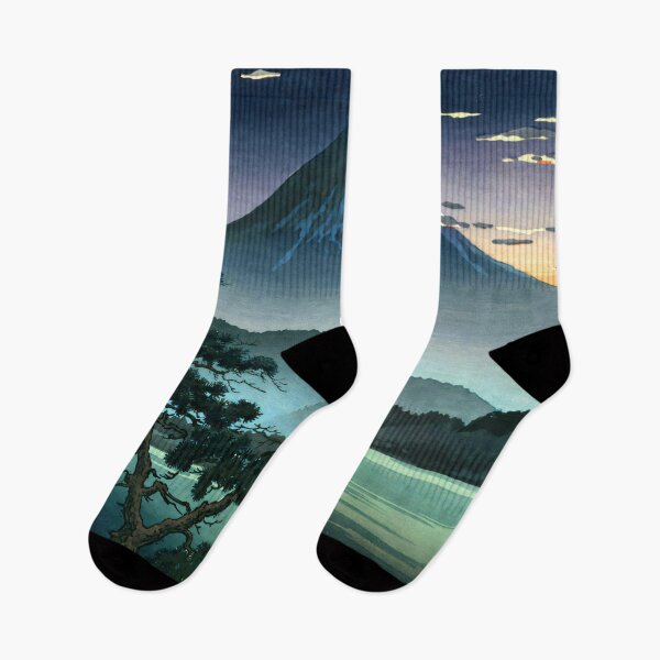 Item preview, Tsuchiya Koitsu - Mount Fuji evening view from Lake Sai designed and sold by ArtExpression.