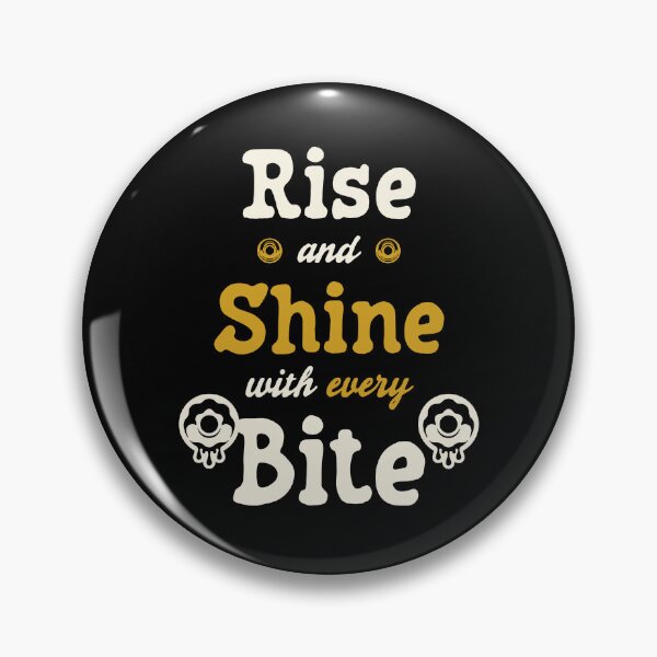 Item preview, Rise and Shine with Every Bite - Doughnut/Donut and Bakery/Pastry Lovers (Creme and Yellow Design) designed and sold by Spiprinto.