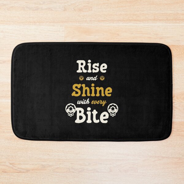 Item preview, Rise and Shine with Every Bite - Doughnut/Donut and Bakery/Pastry Lovers (Creme and Yellow Design) designed and sold by Spiprinto.