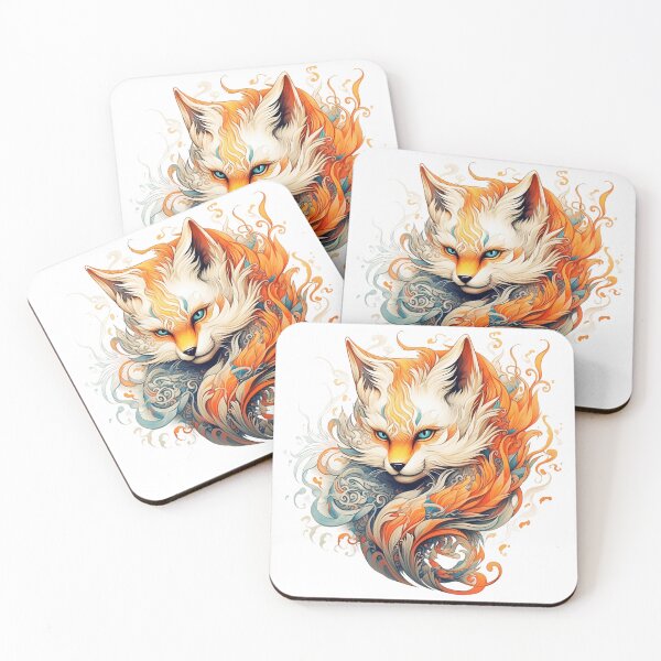 Item preview, Gleaming Fox - Spirit of Agility and Magic designed and sold by ObjCrea123.