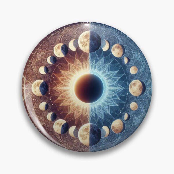 Item preview, Eclipse eterno - Sinfonía del ciclo lunar designed and sold by HeadTurningArt.