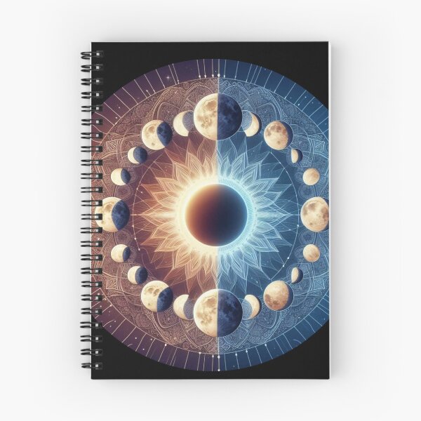 Item preview, Eclipse eterno - Sinfonía del ciclo lunar designed and sold by HeadTurningArt.