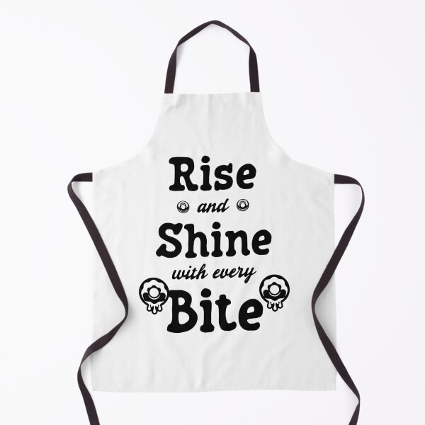 Item preview, Rise and Shine with Every Bite - Doughnut/Donut and Bakery/Pastry Lovers (Black Design) designed and sold by Spiprinto.